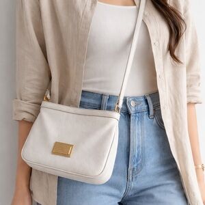 Marc By Marc Jacobs Cream Crossbody Bag